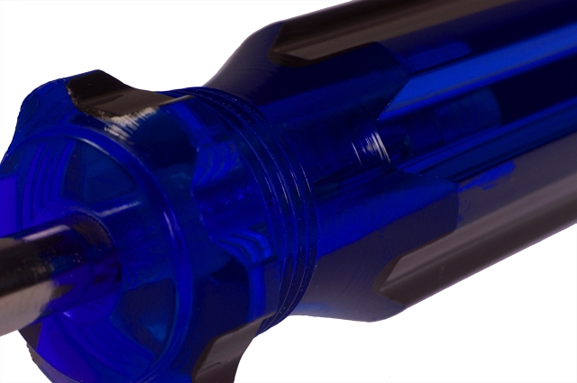 Schraubenziehergriff blau