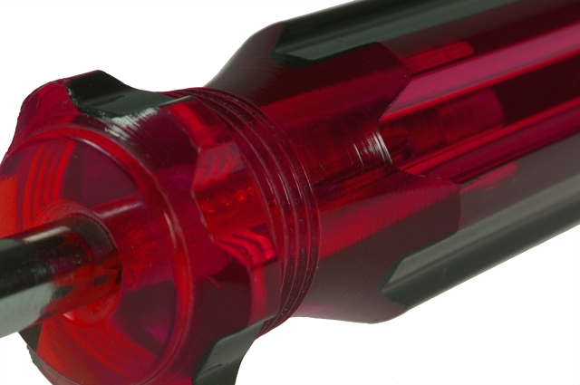 Schraubenziehergriff rot